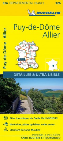Allier Puy-de-De - Michelin Local Map 326 - Michelin [KSIĄŻKA]