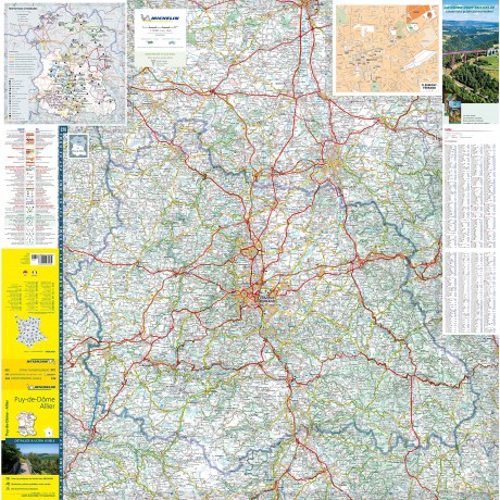 Allier Puy-de-De - Michelin Local Map 326 - Michelin [KSIĄŻKA]