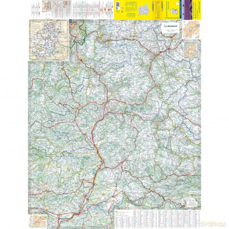 Alpes-de-Haute-Provence, Hautes-Alpes - Michelin Local Map 334: Map - Michelin [KSIĄŻKA]