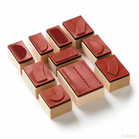 Alpha Better Stamp Set: A Modular Alphabet Stamp Set - Brass Monkey [KALENDARZ]