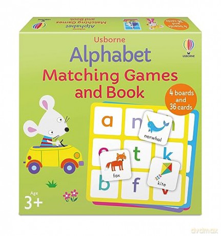 Alphabet Matching Games and Book - Kate Nolan [KSIĄŻKA]