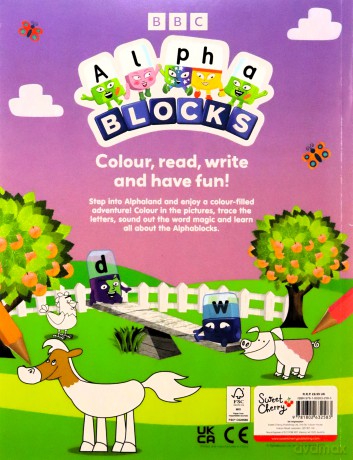Alphablocks Colouring Fun: A Colouring Activity Book (Numberblocks Colouring Books) [KSIĄŻKA]
