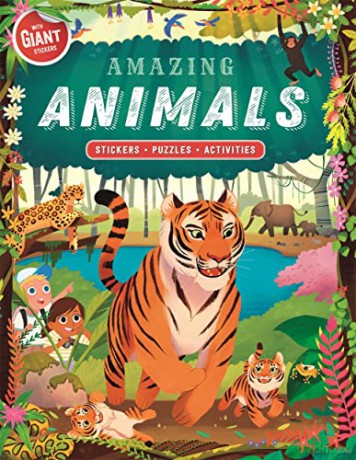 Amazing Animals (Sticker and Activity Book) - Igloo Books [KSIĄŻKA]