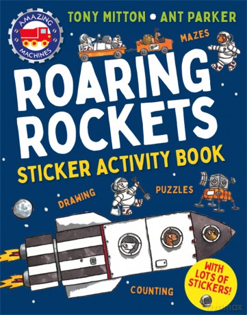 Amazing Machines Roaring Rockets Sticker Activity Book - Tony Mitton [KSIĄŻKA]