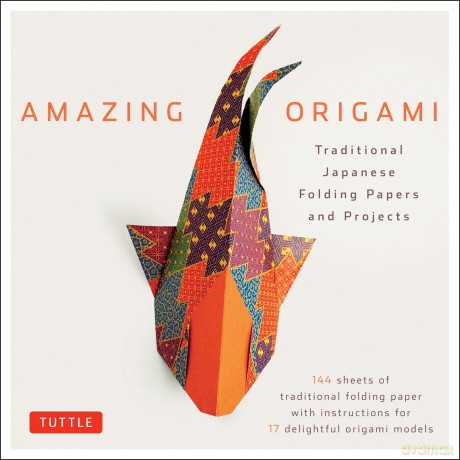 Amazing Origami Kit: Traditional Japanese Folding Papers and Projects (No): Traditional Japanese Folding Papers and Projects (144 Origami Papers with Book, 17 Projects) - Tuttle Editors [KSIĄŻKA]