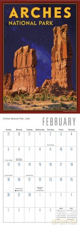 American Grandeur September 2022-December 2023 Calendar: Our National Parks (WALL 16 MONTH) [KALENDARZ]