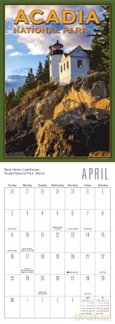 American Grandeur September 2022-December 2023 Calendar: Our National Parks (WALL 16 MONTH) [KALENDARZ]