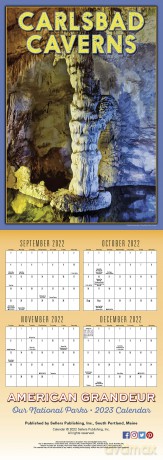 American Grandeur September 2022-December 2023 Calendar: Our National Parks (WALL 16 MONTH) [KALENDARZ]
