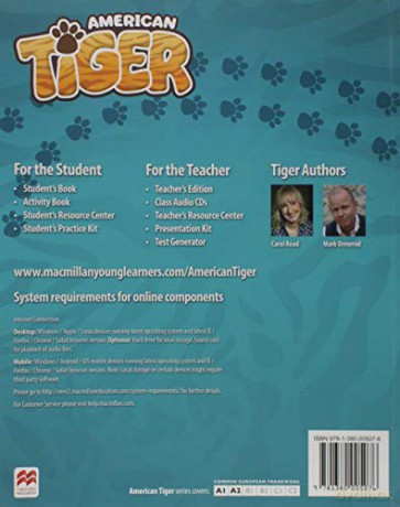 American Tiger Level Students Book 6 Pac - Carole Read [KSIĄŻKA]