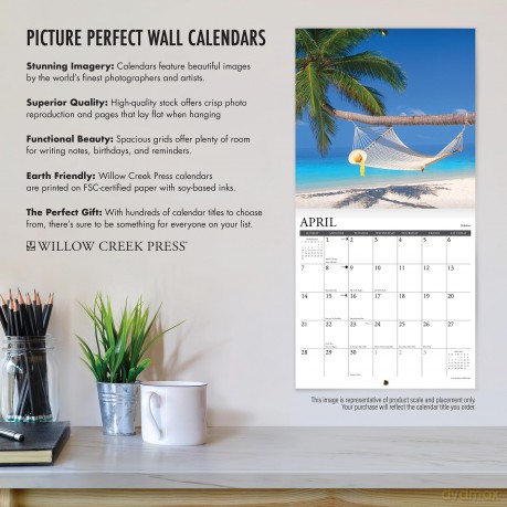 America's Backroads 2024 12 X 12 Wall Calendar - Willow Creek Press [KALENDARZ]