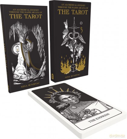 An Alchemical Journey Through the Major Arcana of the Tarot: A Spiritually Transformative Deck and Guidebook - Nina Bunjevac [KOMIKS]