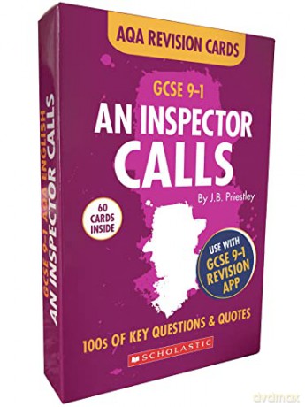 An Inspector Calls: GCSE Revision Cards for AQA English Literature with free app (GCSE Grades 9-1 Revision Cards) - Rob Pollard [KSIĄŻKA]