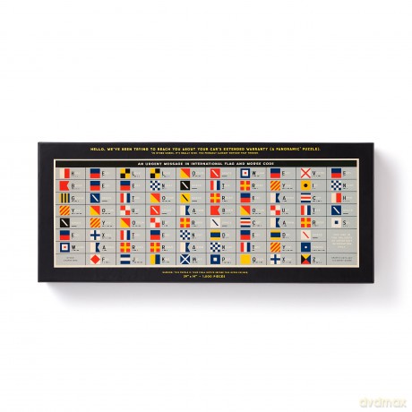 An Urgent Message 1,000 Piece Panoramic Puzzle - Galison [PUZZLE]