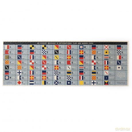 An Urgent Message 1,000 Piece Panoramic Puzzle - Galison [PUZZLE]