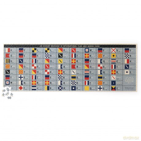 An Urgent Message 1,000 Piece Panoramic Puzzle - Galison [PUZZLE]