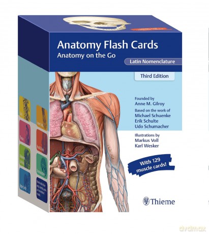 Anatomy Flash Cards, Latin Nomenclature: Anatomy on the Go - Gilroy [KSIĄŻKA]