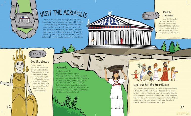 Ancient Greeks and Athens (Time Travel Guides) - Sarah Ridley [KSIĄŻKA]