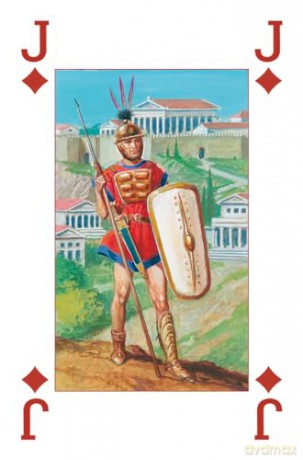 Ancient Rome Playing Cards: 1 deck of 54 playing cards - Severino Baraldi [KSIĄŻKA]