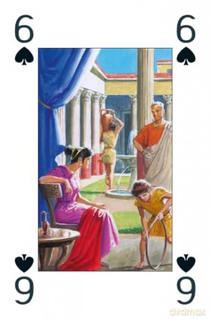 Ancient Rome Playing Cards: 1 deck of 54 playing cards - Severino Baraldi [KSIĄŻKA]