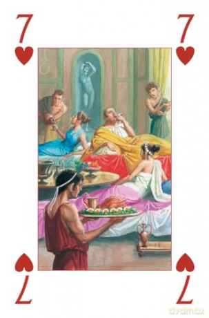 Ancient Rome Playing Cards: 1 deck of 54 playing cards - Severino Baraldi [KSIĄŻKA]