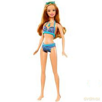 MATTEL Barbie Lalka Plażowa Koleżanka [ZABAWKA]