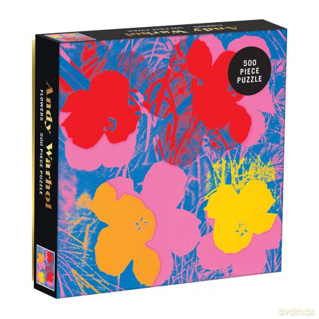 Andy Warhol Flowers 500 Piece Puzzle - Sarah McMenemy [KALENDARZ]