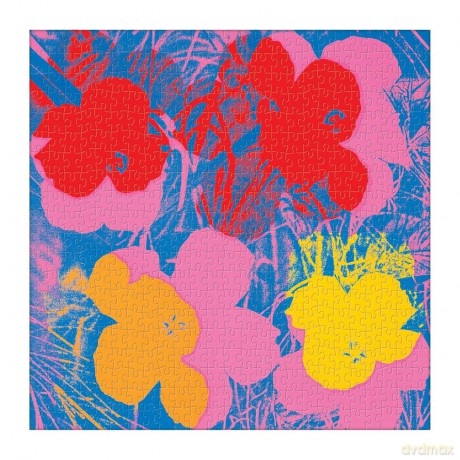 Andy Warhol Flowers 500 Piece Puzzle - Sarah McMenemy [KALENDARZ]