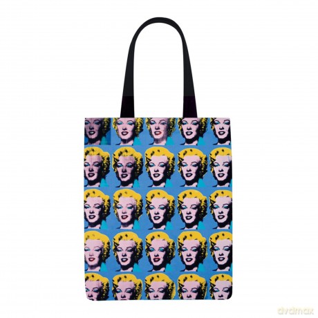 Andy Warhol Marilyn Monroe Tote Bag: Tote Bag + 3 Limited Edition Pins - Andy Warhol [KSIĄŻKA]