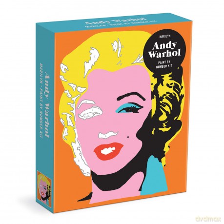 Andy Warhol Marilyn Paint By Number Kit - Galison [KSIĄŻKA]