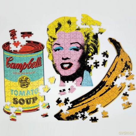 Andy Warhol Mini Shaped Puzzle Campbell's Soup - Galison [KALENDARZ]