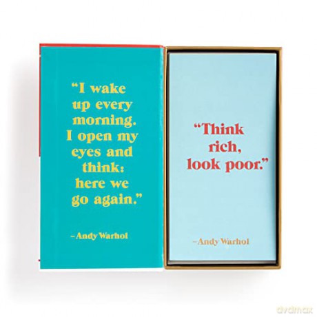 Andy Warhol Philosophy Correspondence Cards: 24 Philosophy Notecards - Galison [KSIĄŻKA]
