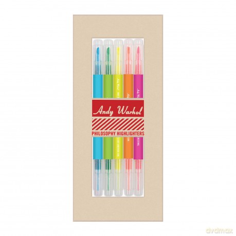 Andy Warhol Philosophy Highlighter Set - Andy Warhol [KSIĄŻKA]