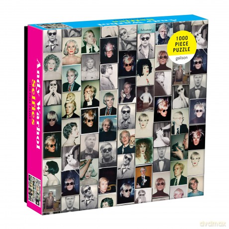 Andy Warhol Selfies 1000 Piece Puzzle in a Square Box - Galison [PUZZLE]