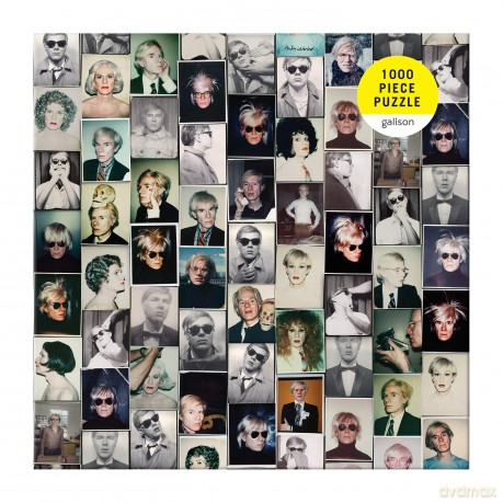 Andy Warhol Selfies 1000 Piece Puzzle in a Square Box - Galison [PUZZLE]