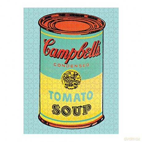Andy Warhol Soup Can 2-sided 500 Piece Puzzle - Galison [PUZZLE]
