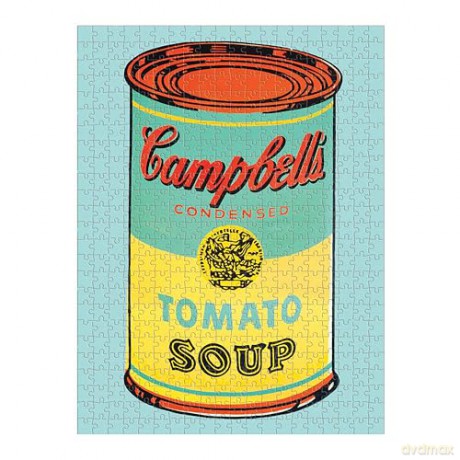 Andy Warhol Soup Can 2-sided 500 Piece Puzzle - Galison [PUZZLE]