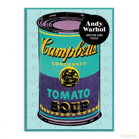 Andy Warhol Soup Can Greeting Card Puzzle - Galison [KSIĄŻKA]