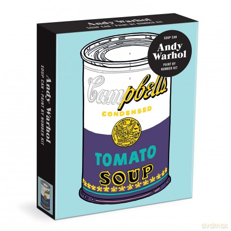 Andy Warhol Soup Can Paint By Number Kit - Galison [KSIĄŻKA]