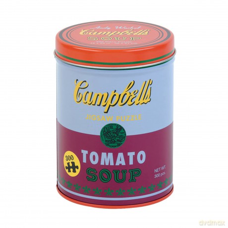 Andy Warhol Soup Can Red Violet 300 Piece Puzzle - Mudpuppy [PUZZLE]
