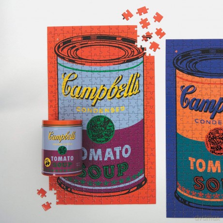 Andy Warhol Soup Can Red Violet 300 Piece Puzzle - Mudpuppy [PUZZLE]