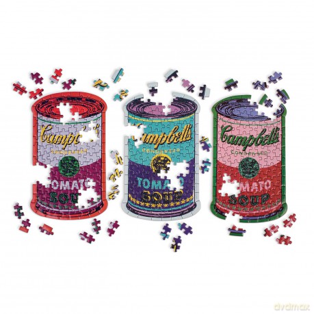 Andy Warhol Soup Cans Set of 3 Shaped Puzzles in Tins - Andy Warhol [KSIĄŻKA]