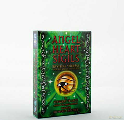 Angel Heart Sigils Card Deck: Mystical Symbols from the Angels of Atlantis: 44 Full Colour Cards - Stewart Pearce [KSIĄŻKA]