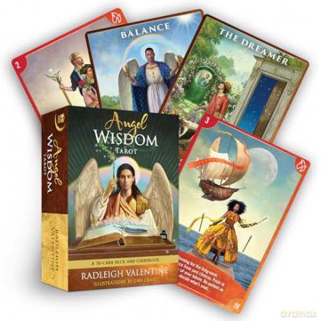 Angel Wisdom Tarot: A 78-Card Deck and Guidebook - Radleigh Valentine [KSIĄŻKA]