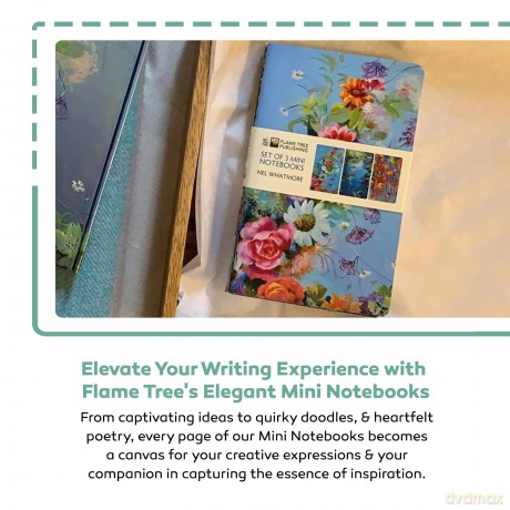 Angela Harding Set of 3 Mini Notebooks (Mini Notebook Collections) - Flame Tree Studio [KSIĄŻKA]