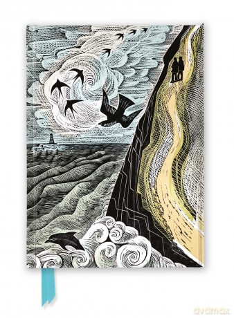 Angela Harding: Cornish Path (Foiled Journal): The Salt Path Foiled Journal (Flame Tree Notebooks) - Flame Tree Studio [KALENDARZ]