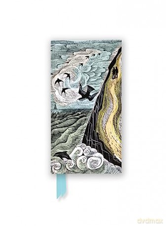 Angela Harding: Cornish Path (Foiled Slimline Journal) (Flame Tree Slimline Journals) - Flame Tree Studio [KALENDARZ]