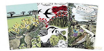 Angela Harding: Landscapes Set of 3 Midi Notebooks (Midi Notebook Collections) - Flame Tree Studio [KSIĄŻKA]