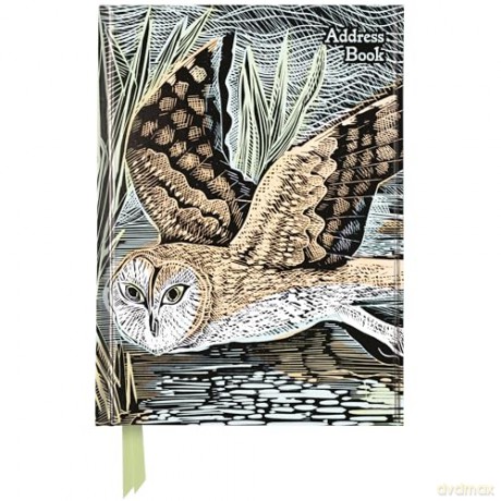 Angela Harding: Marsh Owl (Address Book) (Flame Tree Address Books) - Flame Tree Studio [KSIĄŻKA]