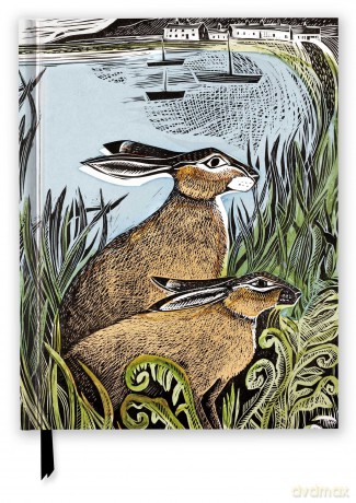 Angela Harding: Rathlin Hares (Blank Sketch Book) (Luxury Sketch Books) - Flame Tree Studio [KALENDARZ]