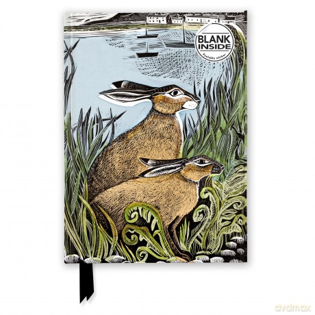 Angela Harding: Rathlin Hares (Foiled Blank Journal) (Flame Tree Blank Notebooks) - Flame Tree Studio [KSIĄŻKA]